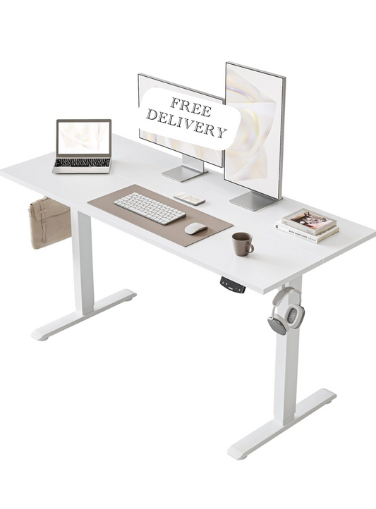 Electric Standing Desk, 120 x 60 cm Height Adjustable