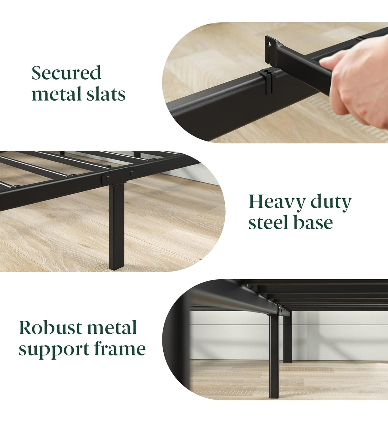 Double Bed Frame – Bed 135x190 cm