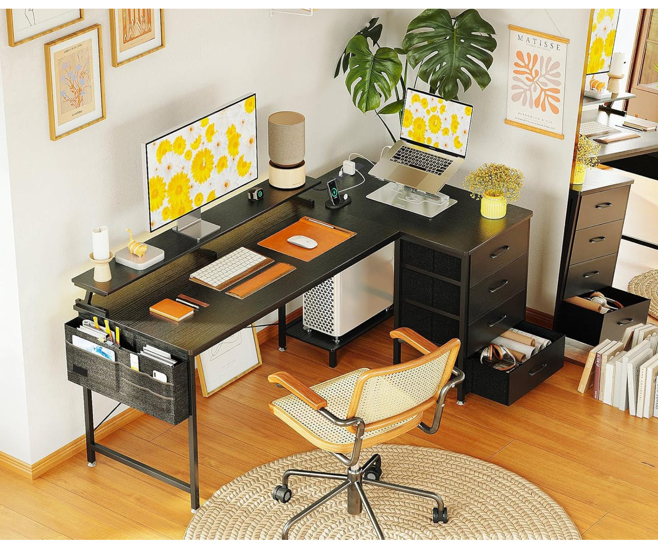 Corner Desk Black