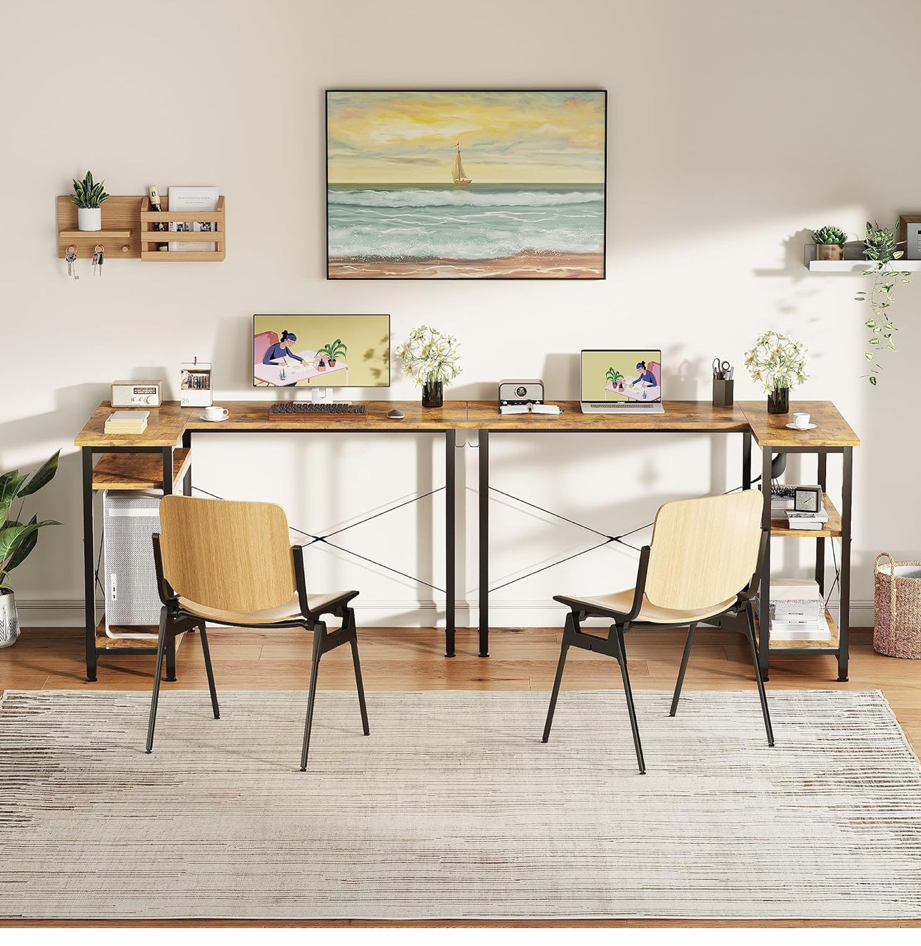 L Shaped Desk 120CM