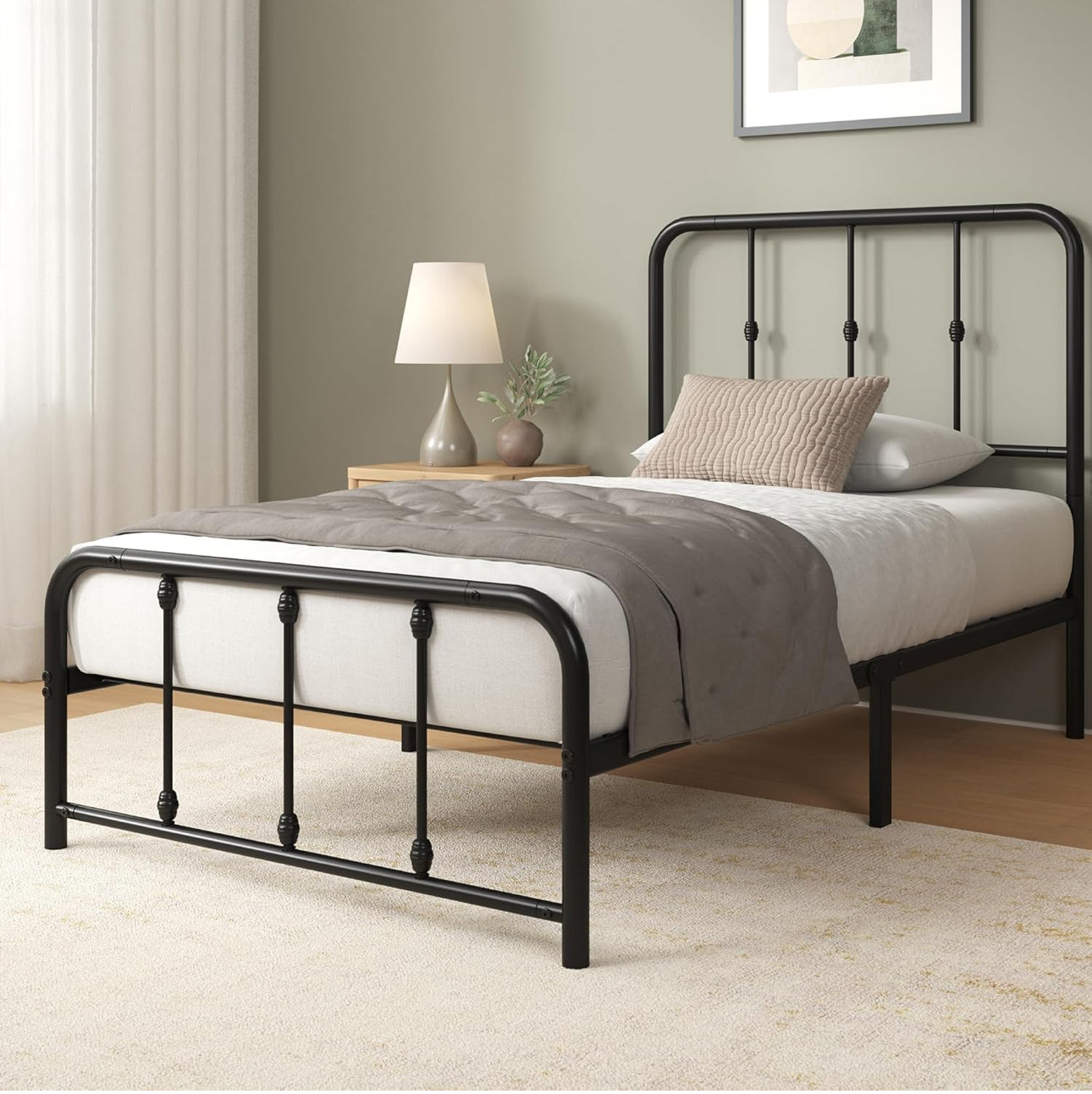 Single Bed Frame  Bed 90x190 cm