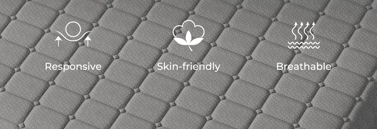 Double Mattresses Memory Foam Mattress, Breathable Mattress for Cool Sleep & Pressure Relief - Medium Mattress, 135x190x20CM, CertiPUR-US Certified