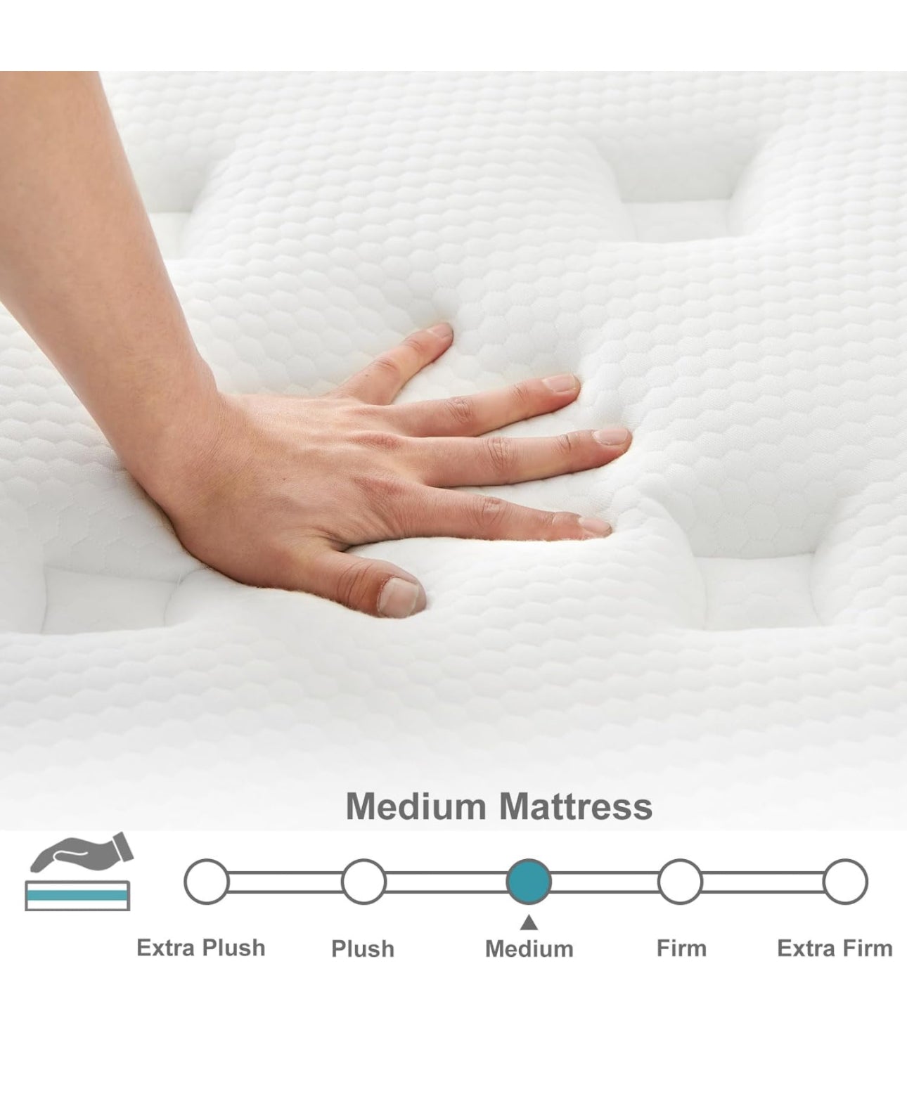 Double Mattress, 10 Inch Hybrid Mattress