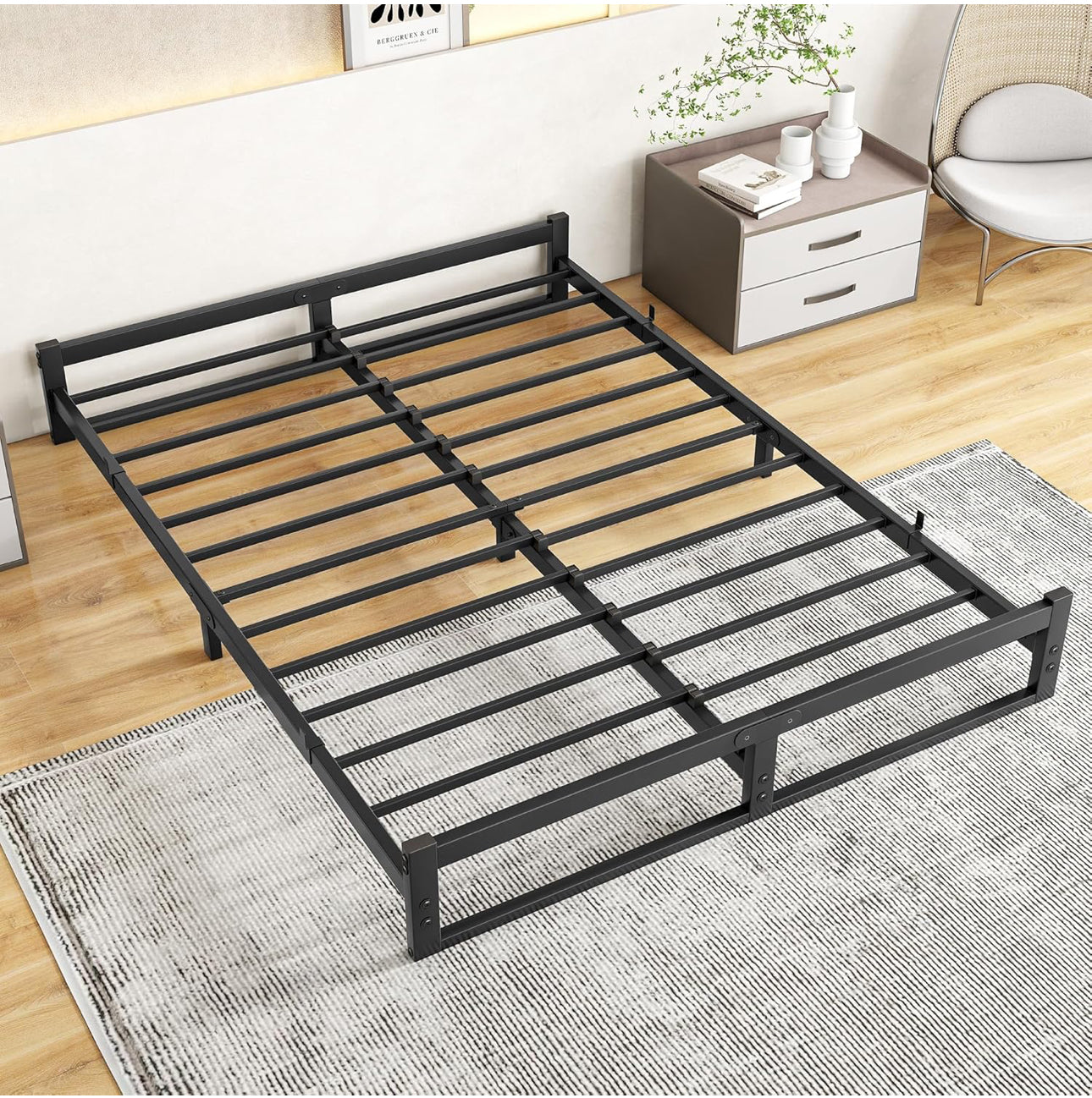 King Size Bed Frame,5ft Floor Bed Frame King Size Bed