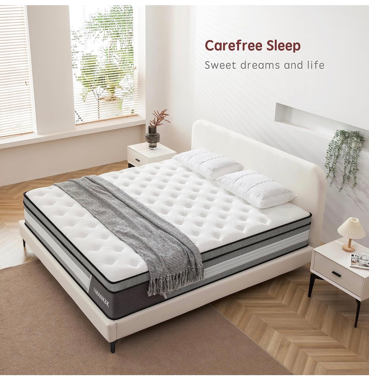 Double Mattress 4FT6 Hybrid Mattress Pocket Springs 135x190x25cm
Memory Foam,Edge Support,Mattress in a Box,Medium Firm,7 Zone Orthopedic,Individually Pocket Sprung,Double Size,Breathable