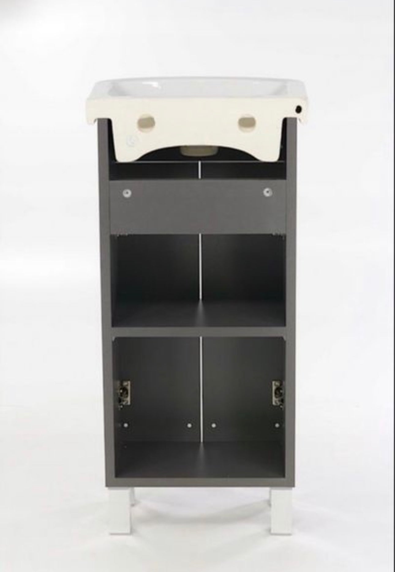 cabinet with sink 40x28.5x84.5 cm graphite