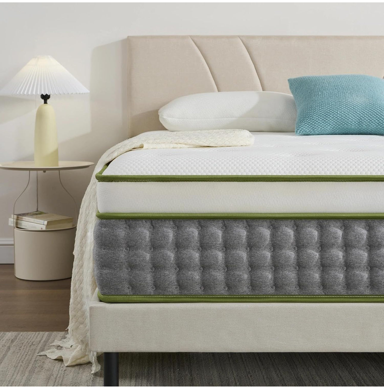 King Mattress,Hybrid Pocket Spring & Memory Foam,1