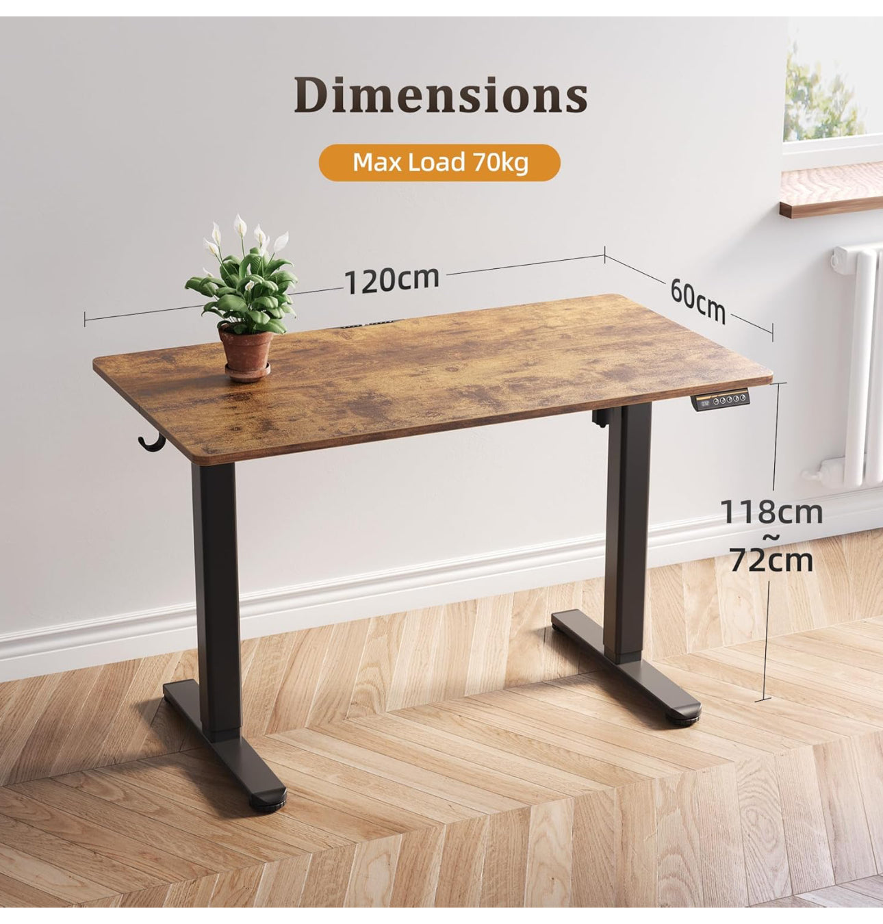 Electric Standing Desk, Adjustable Height Stand up Desk