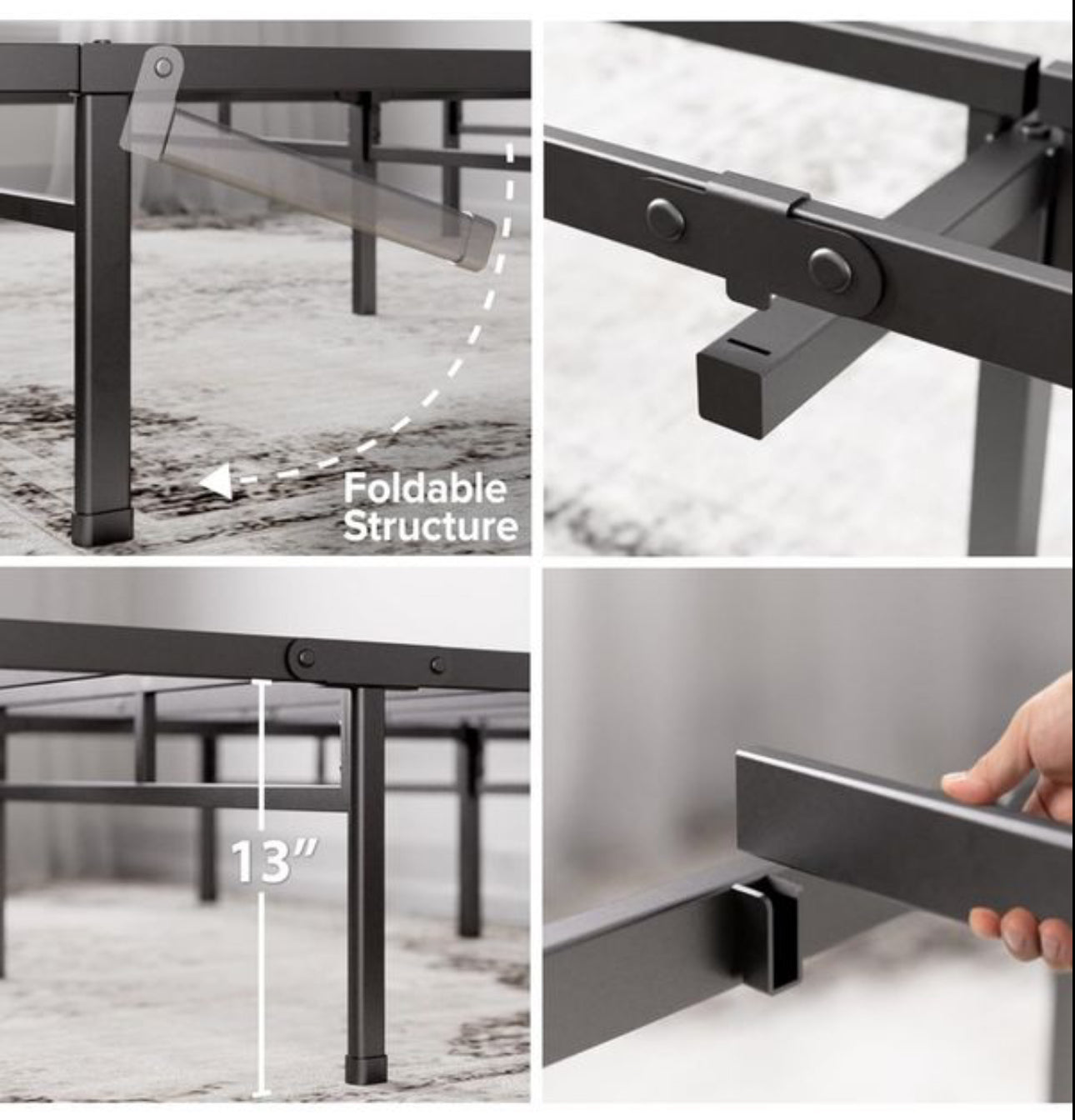 Double Bed frame - Bed 135x190 cm