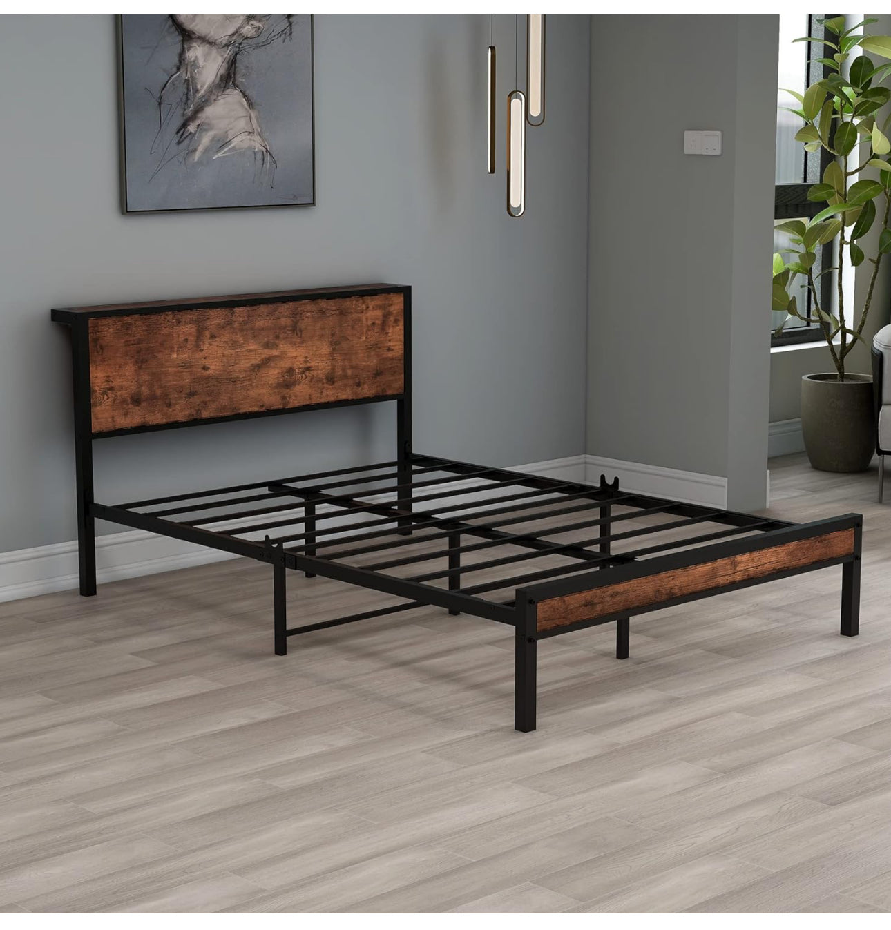 Double Bed Metal Bed Frame