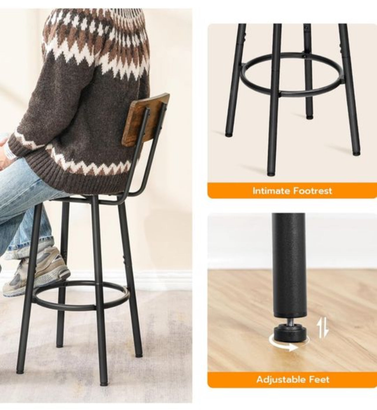 Bar Stools Set of 4