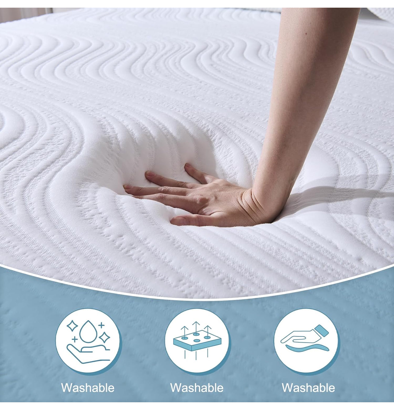 Double Mattress (135x190x18cm) – Medium Firm