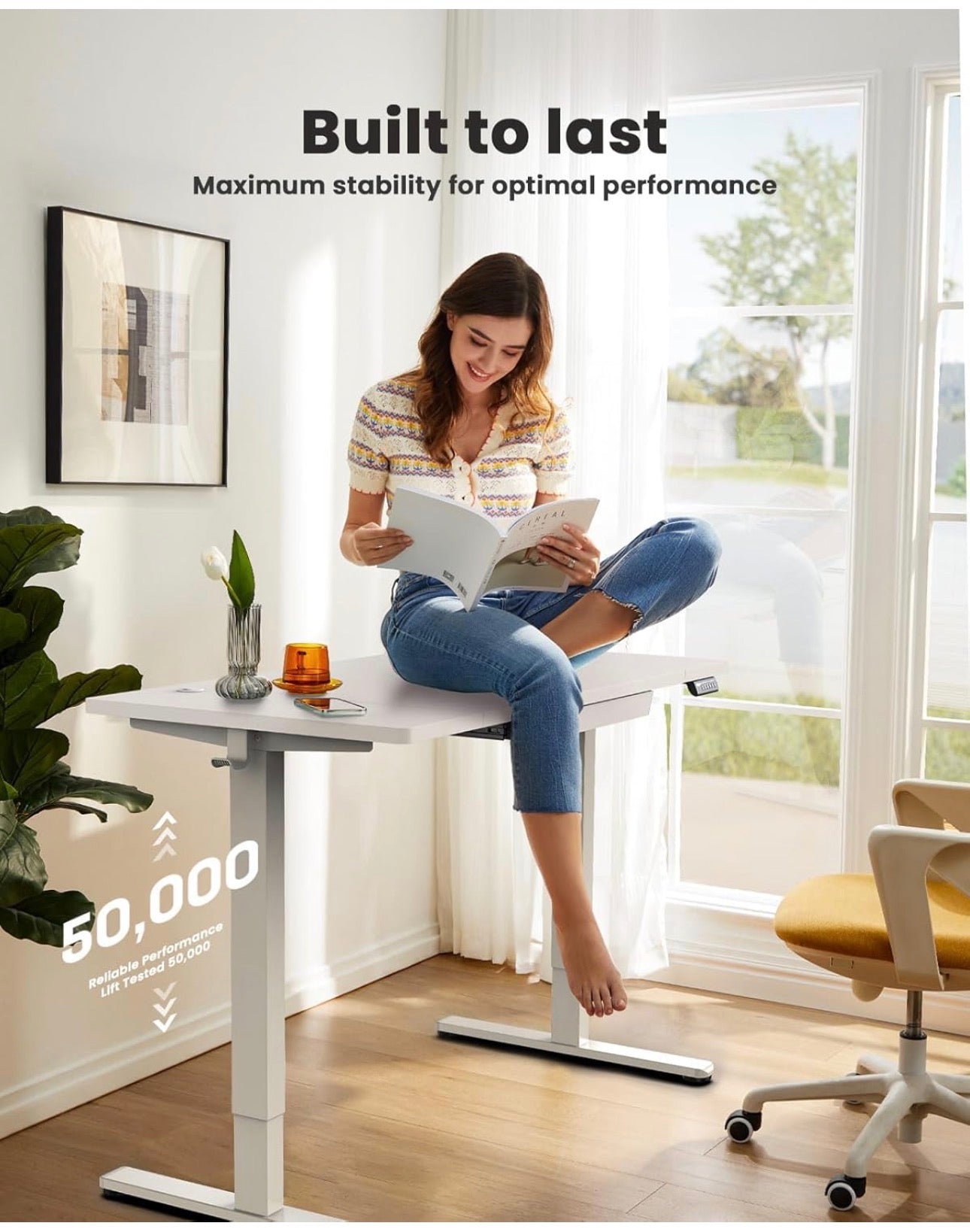 Electric Standing Desk 160 x 80 cm