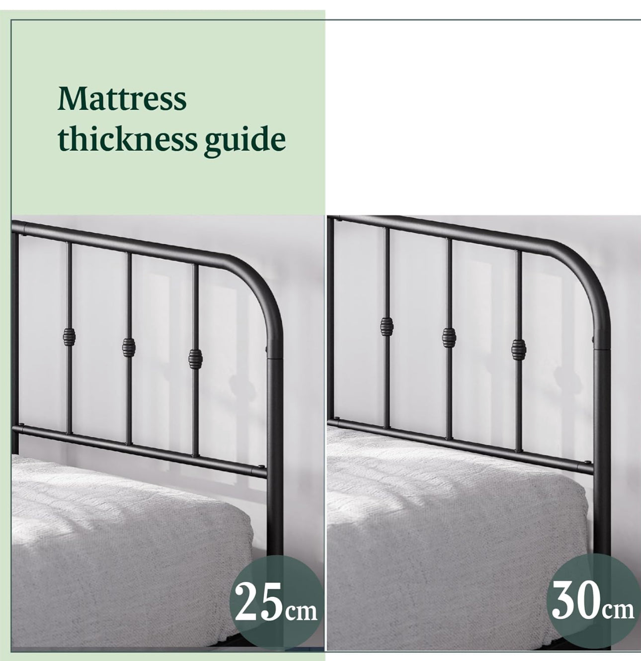 King size Bed frame - Bed 150x200 cm - 30 cm Height