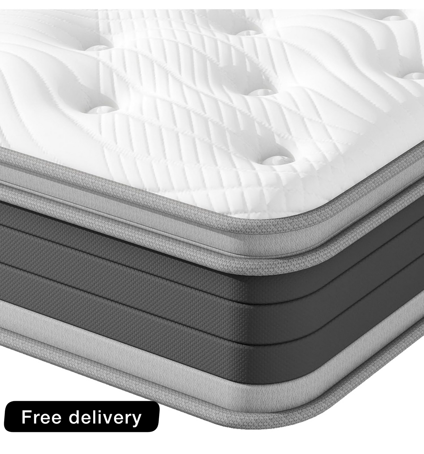 3FT Single Mattress, Sleeping Sprung Mattress Medium