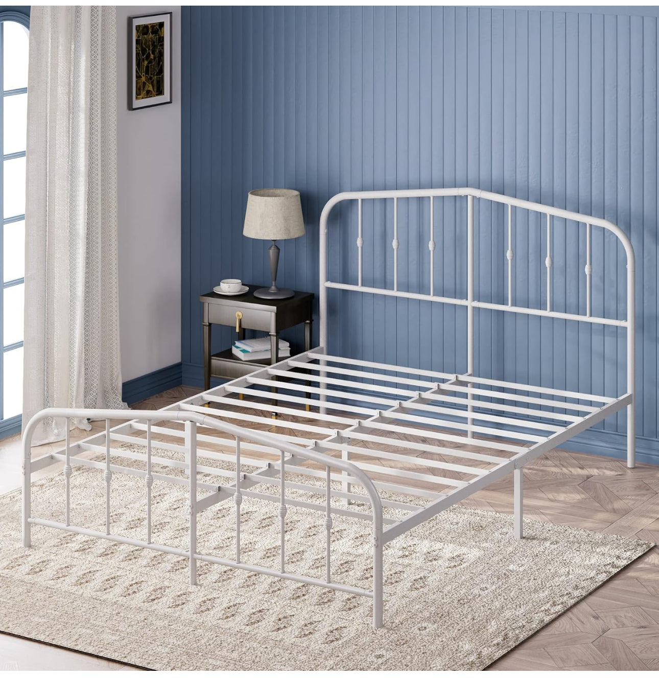 King size Bed frame - Bed 150x200 cm - 30 cm