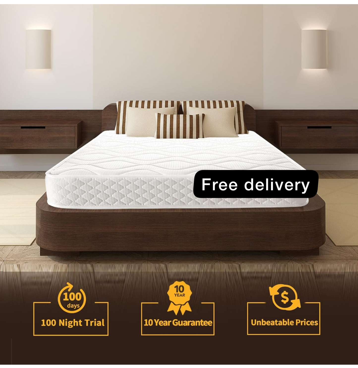 3FT Single Mattress 9-Zone
