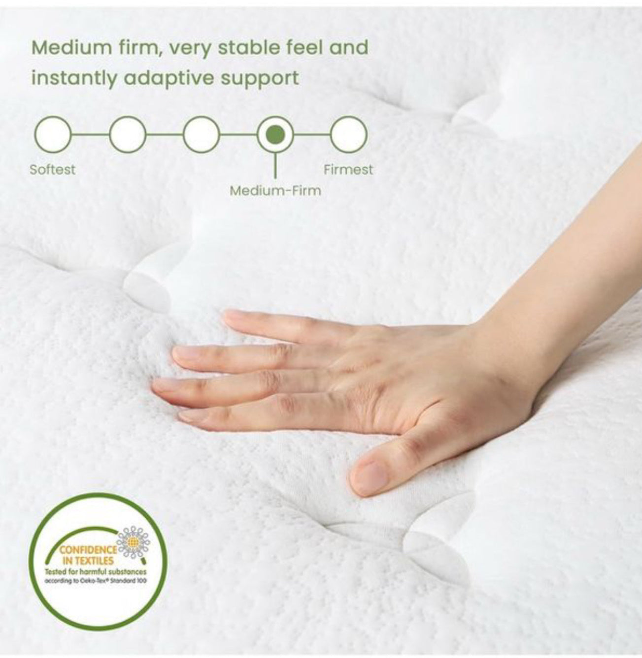 Double Mattresses 4FT6, 10 Inch Gel Memory Foam Pocket Sprung Hybrid Mattress, 7-Zone