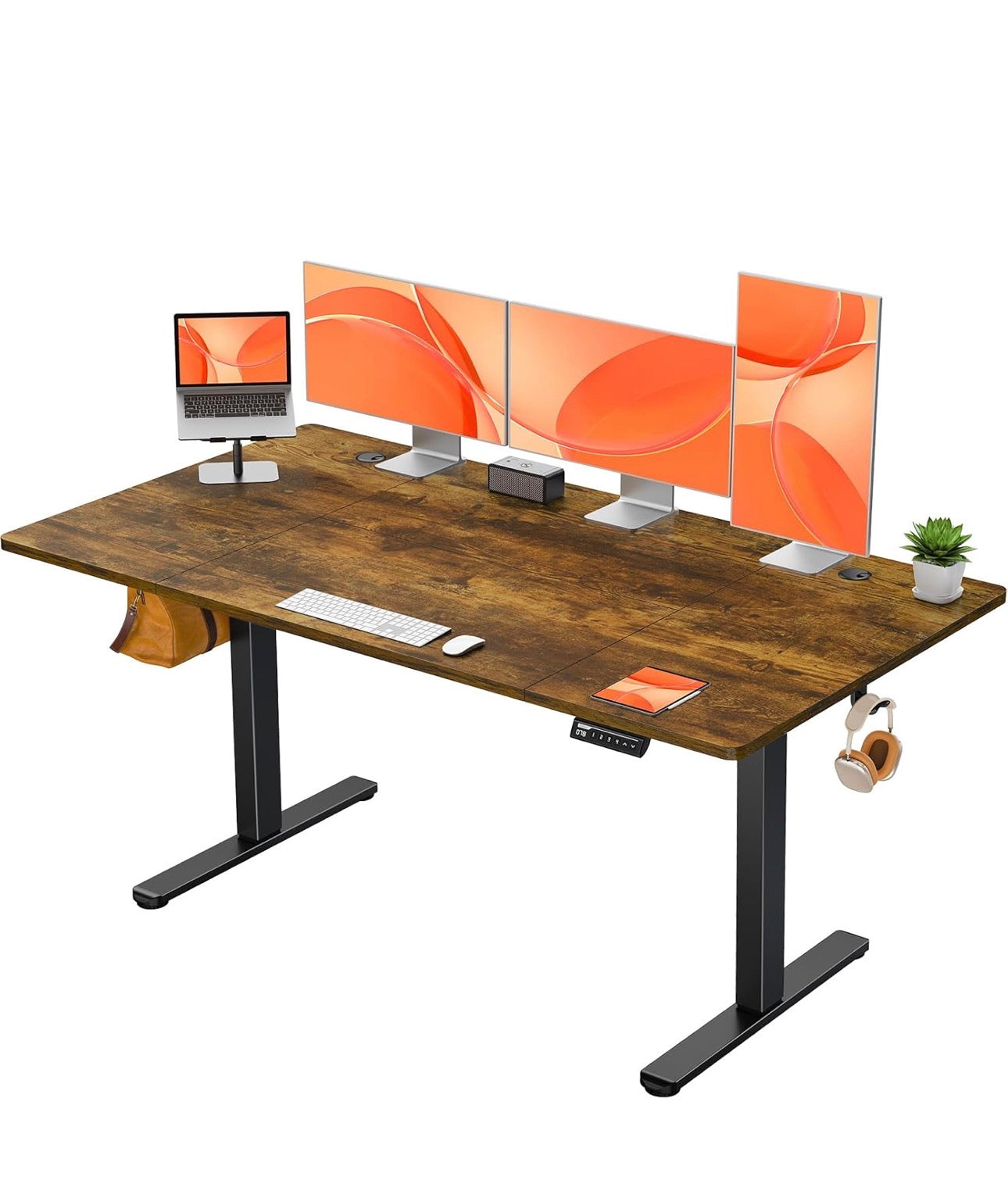 Electric Standing Desk Height Adjustable 160 x 80cm
