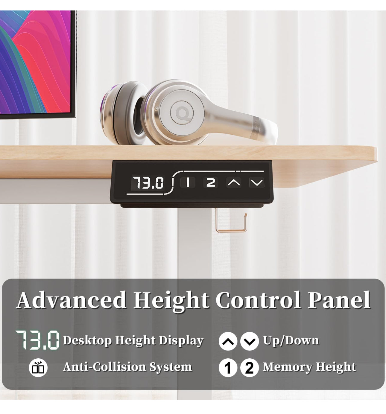 Electric Standing Desk 120x60cm