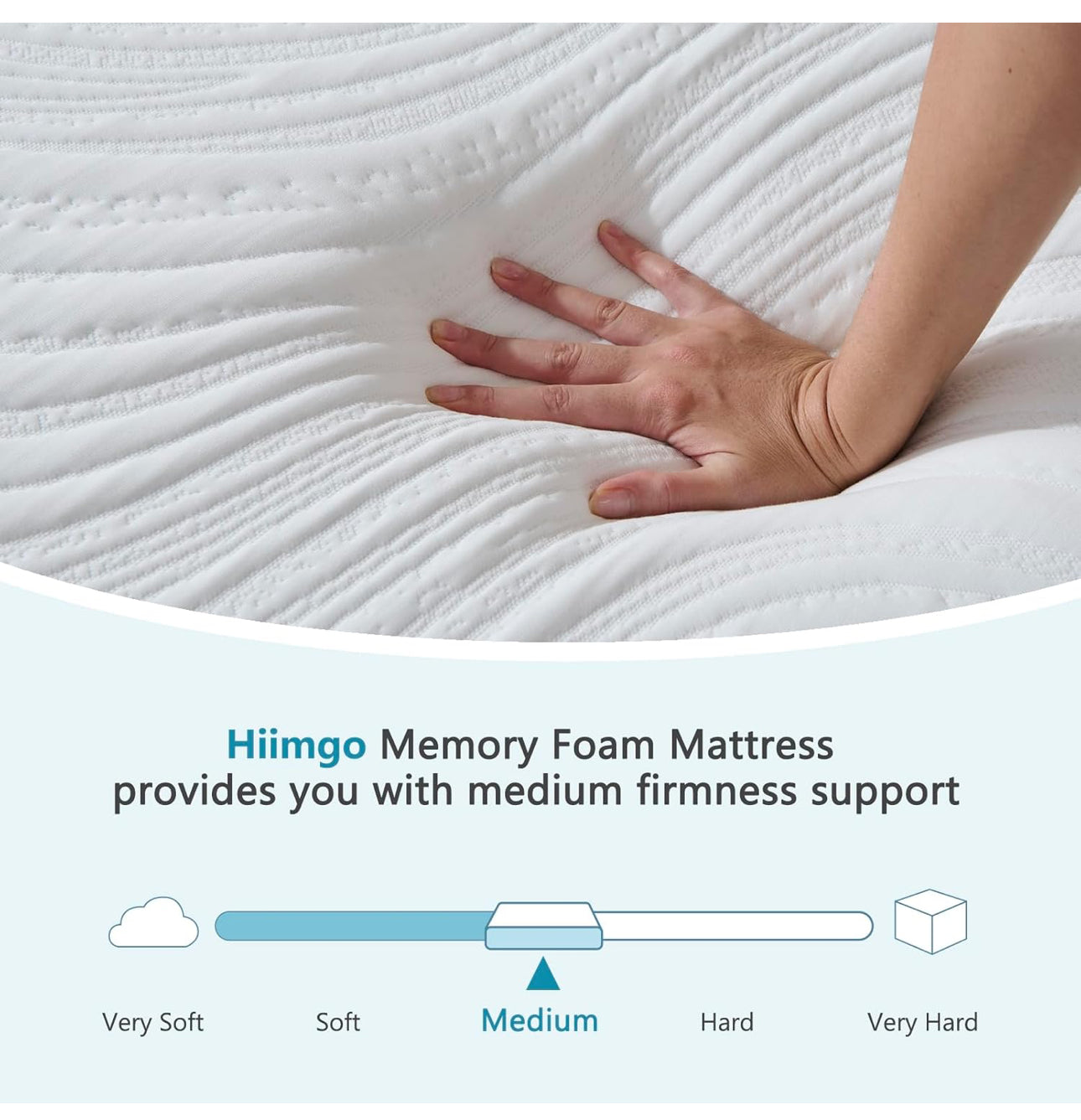 Single Mattress for Single Bed,15cm Height,Memory