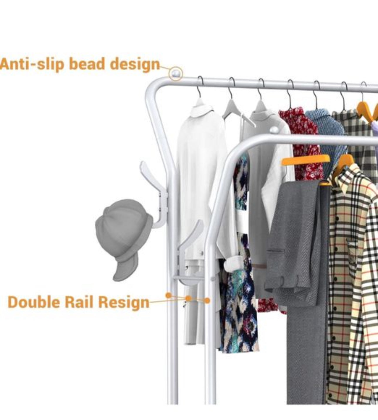 Clothes Rail White