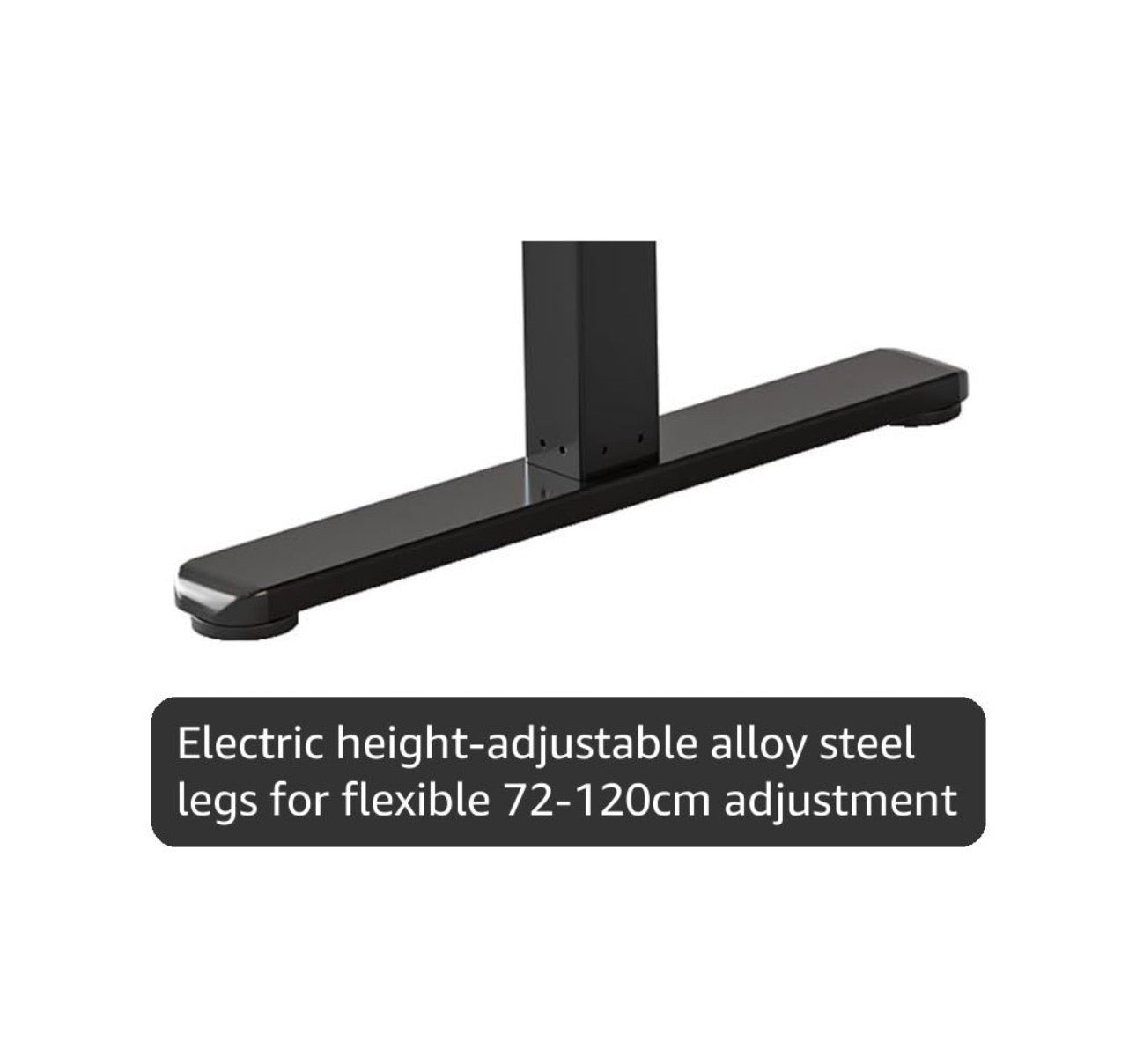 Electric Standing Desk Height Adjustable For Gaming and Computer, 120 x 60cm