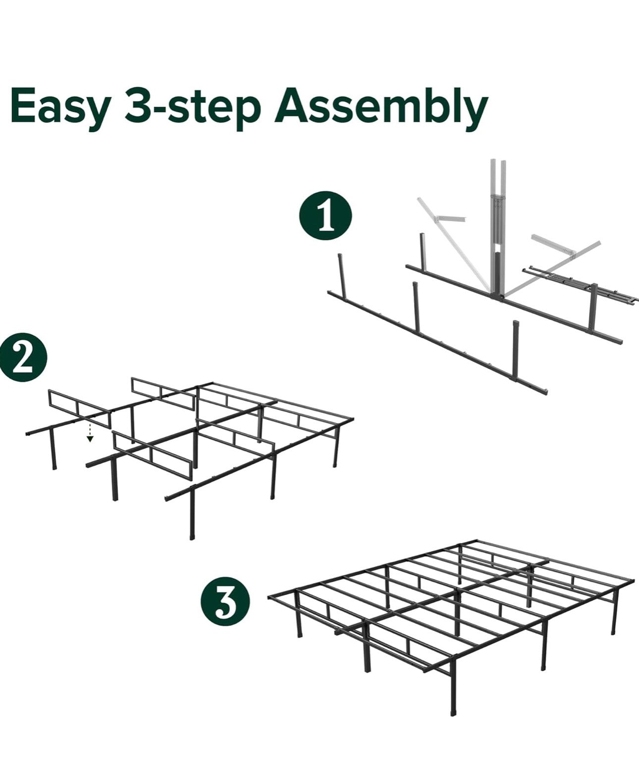 Super King Bed frame - Bed 180x200 cm - 36cm