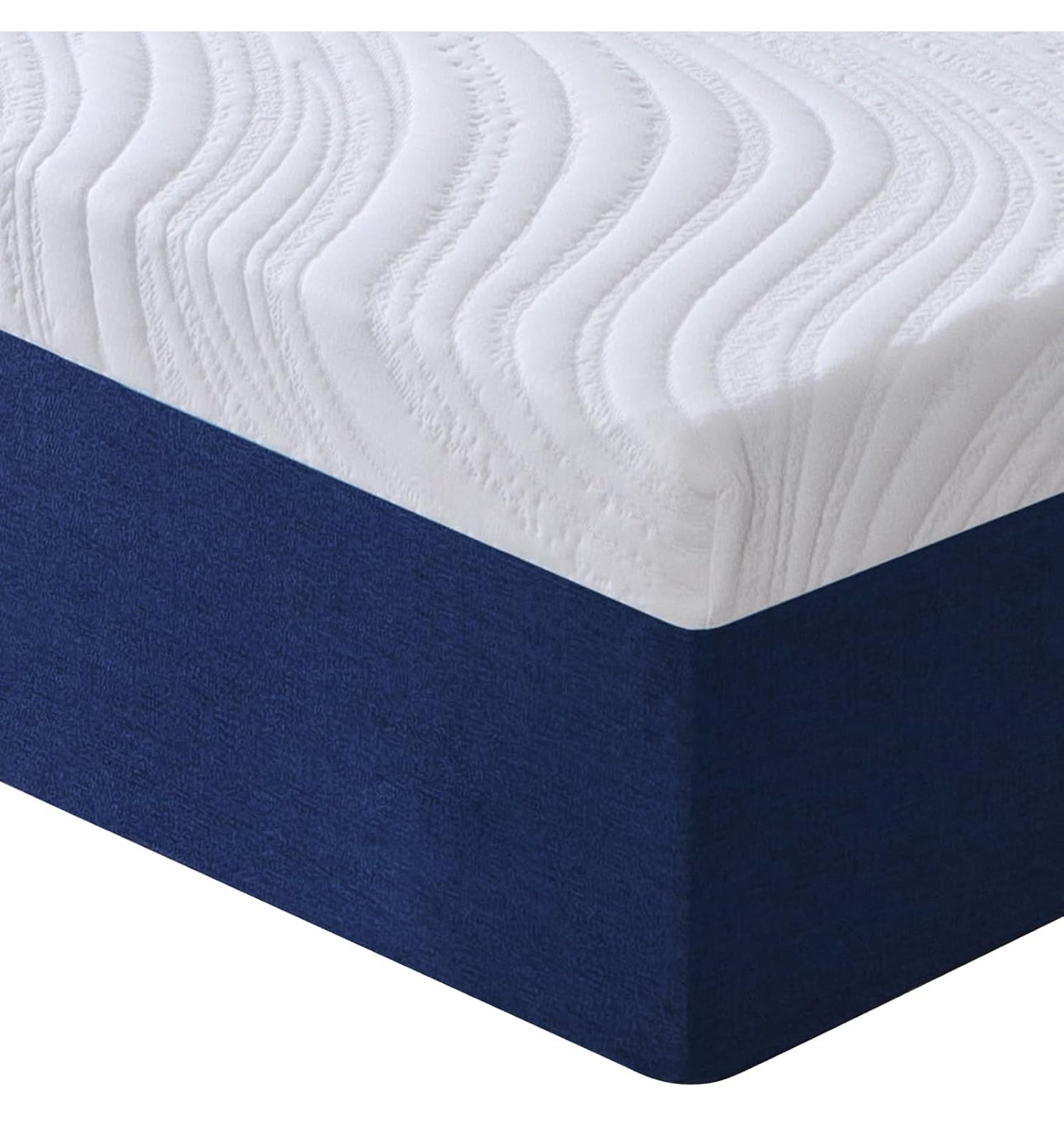 Super King Mattress (180x200x20cm) – 20cm Medium Firm Memory Foam Mattress with Carved Knitted Cover for Pressure & Back Pain Relief