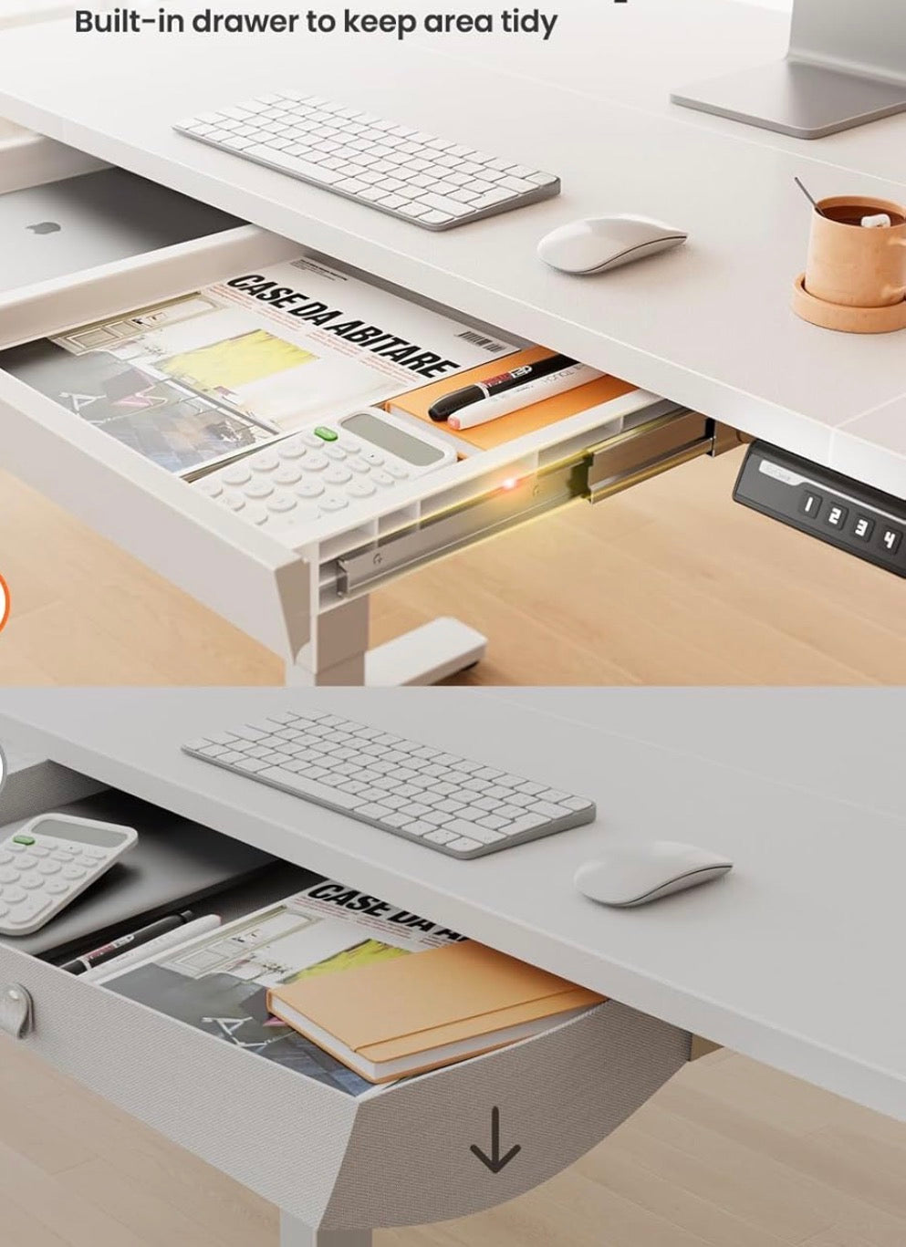 Electric Standing Desk 160 x 80 cm