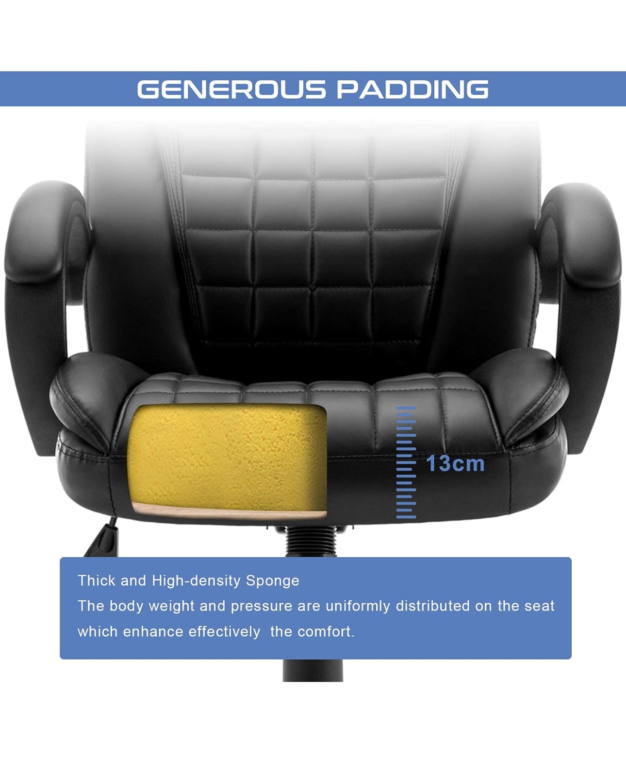 Office Chair, Faux Leather
