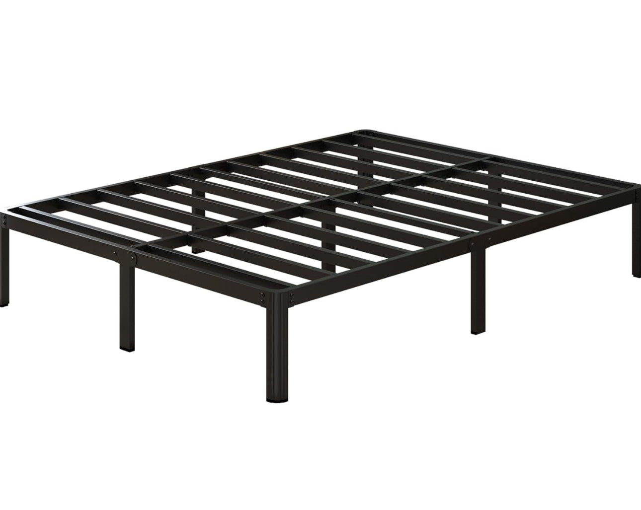 Small Double Bed Frame 4ft with Rounded Corner Legs
