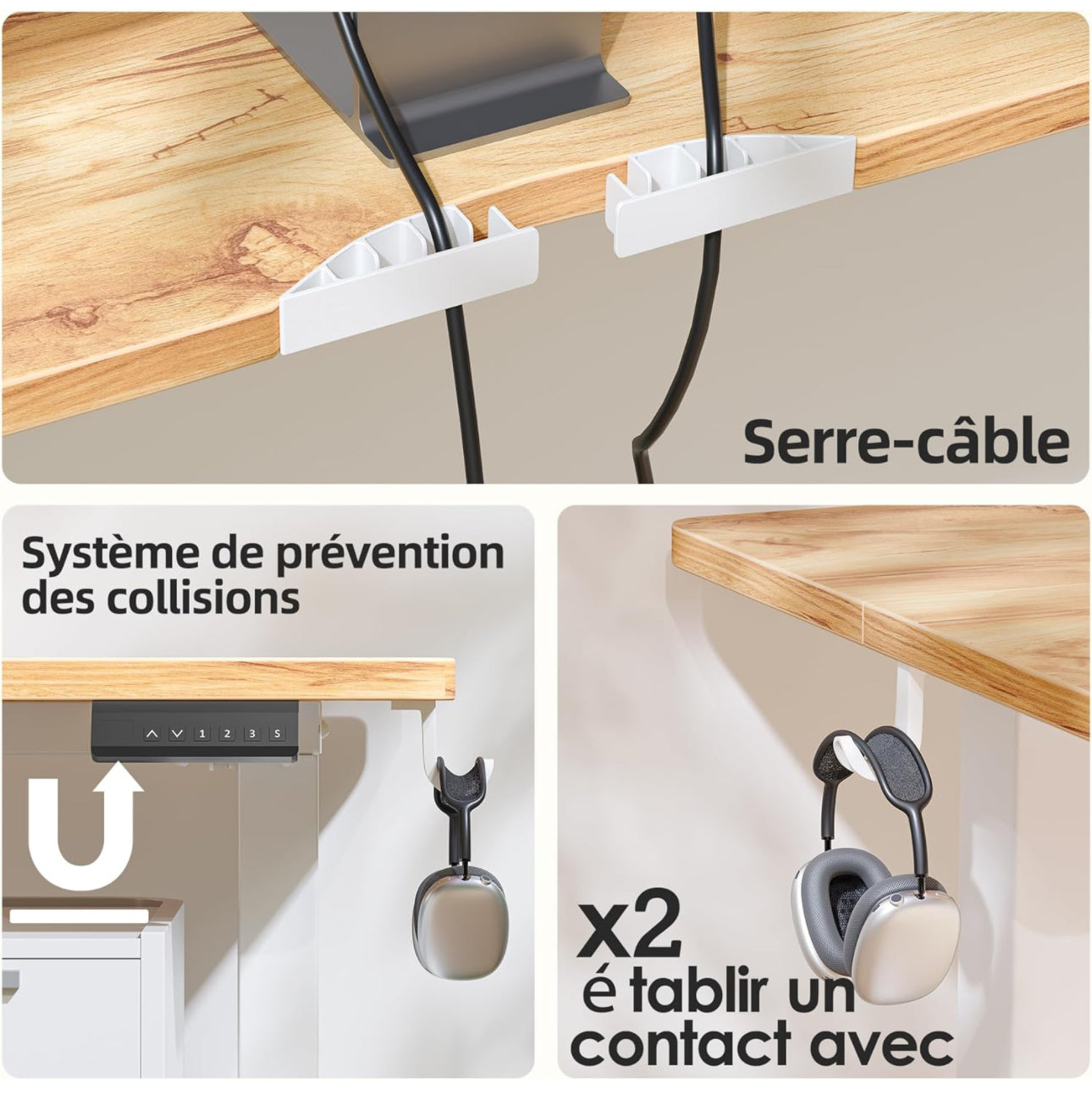 Height Adjustable Electric Standing Desk - 120x60
