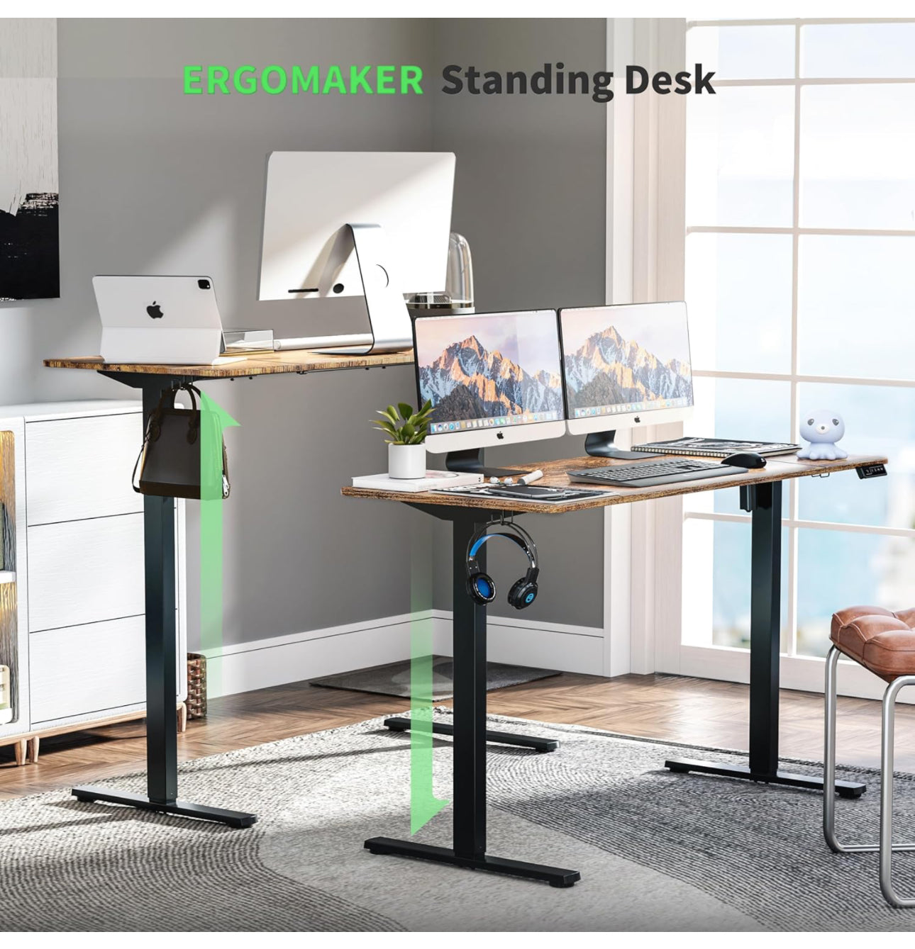 Electric Standing Desk 140x60cm