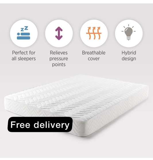 King Size Mattress, Memory Foam & Coil
