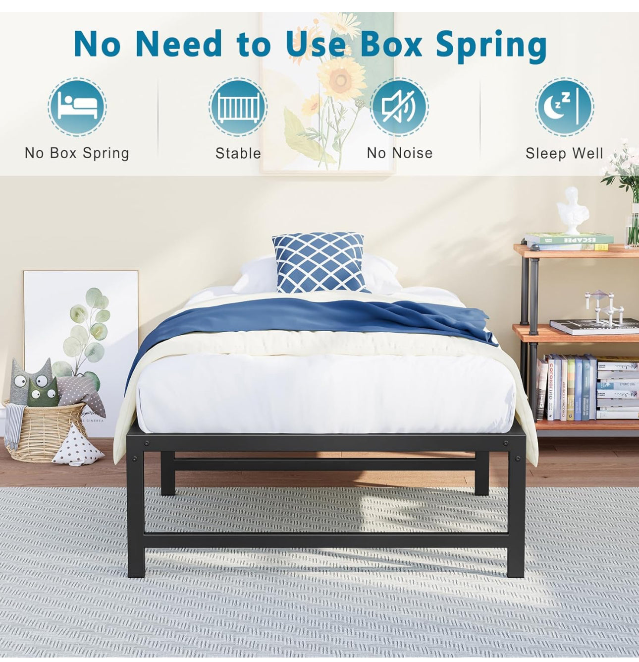 Single Bed Heavy Duty Steel