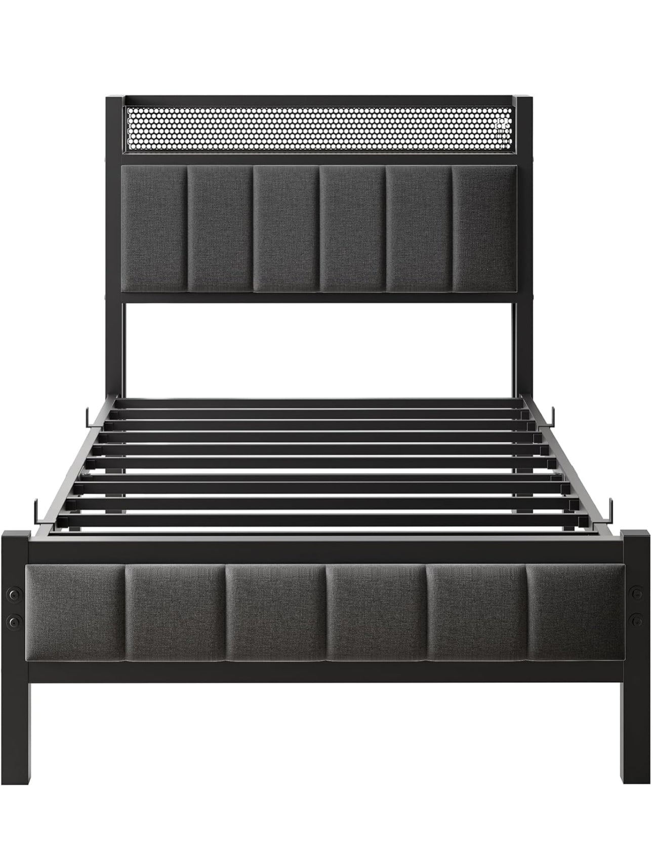 3ft Single Bed Frames with Storage Headboard