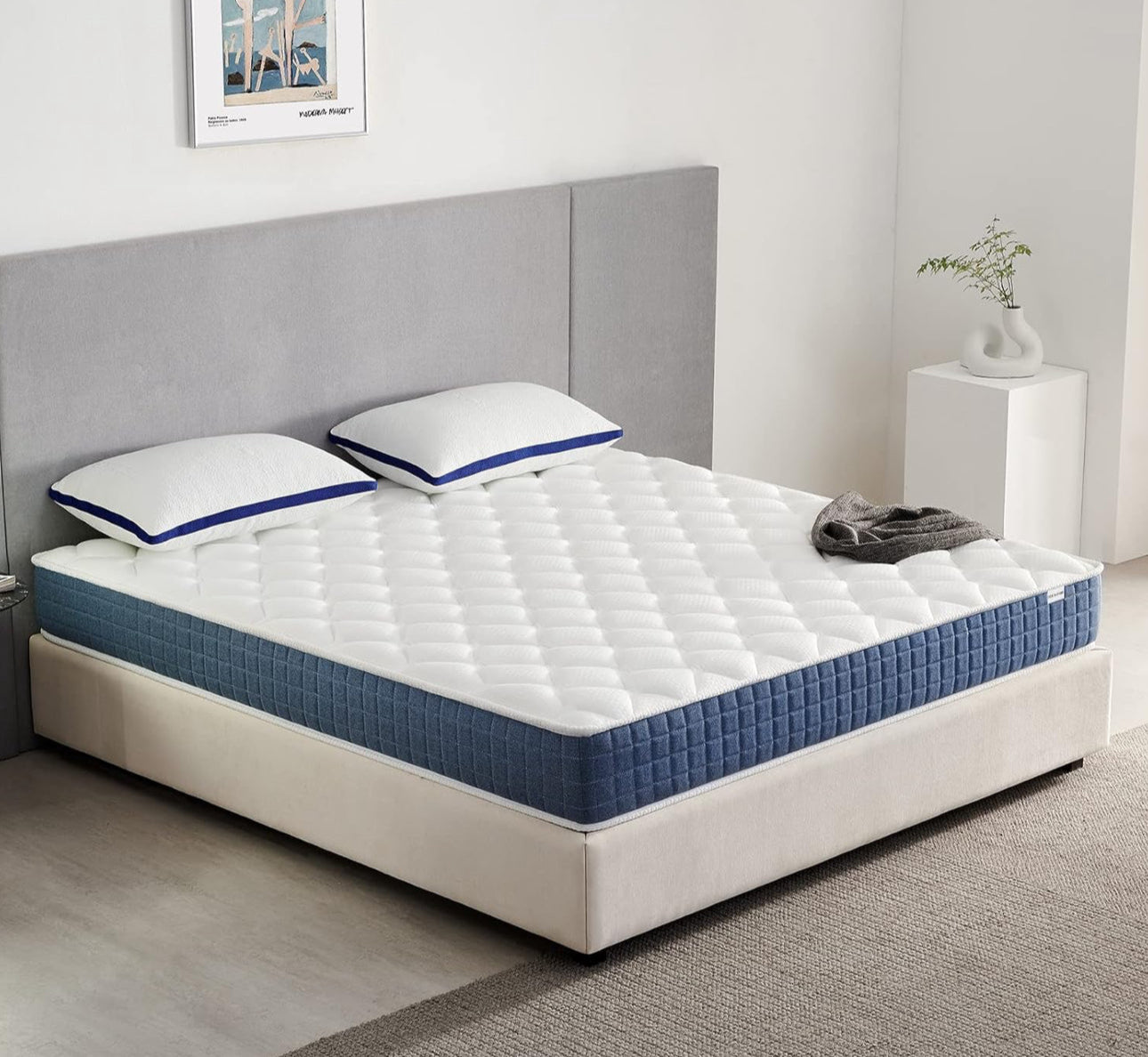 Double Mattress, 4FT6 Hybrid Mattress with Pocket Sprung