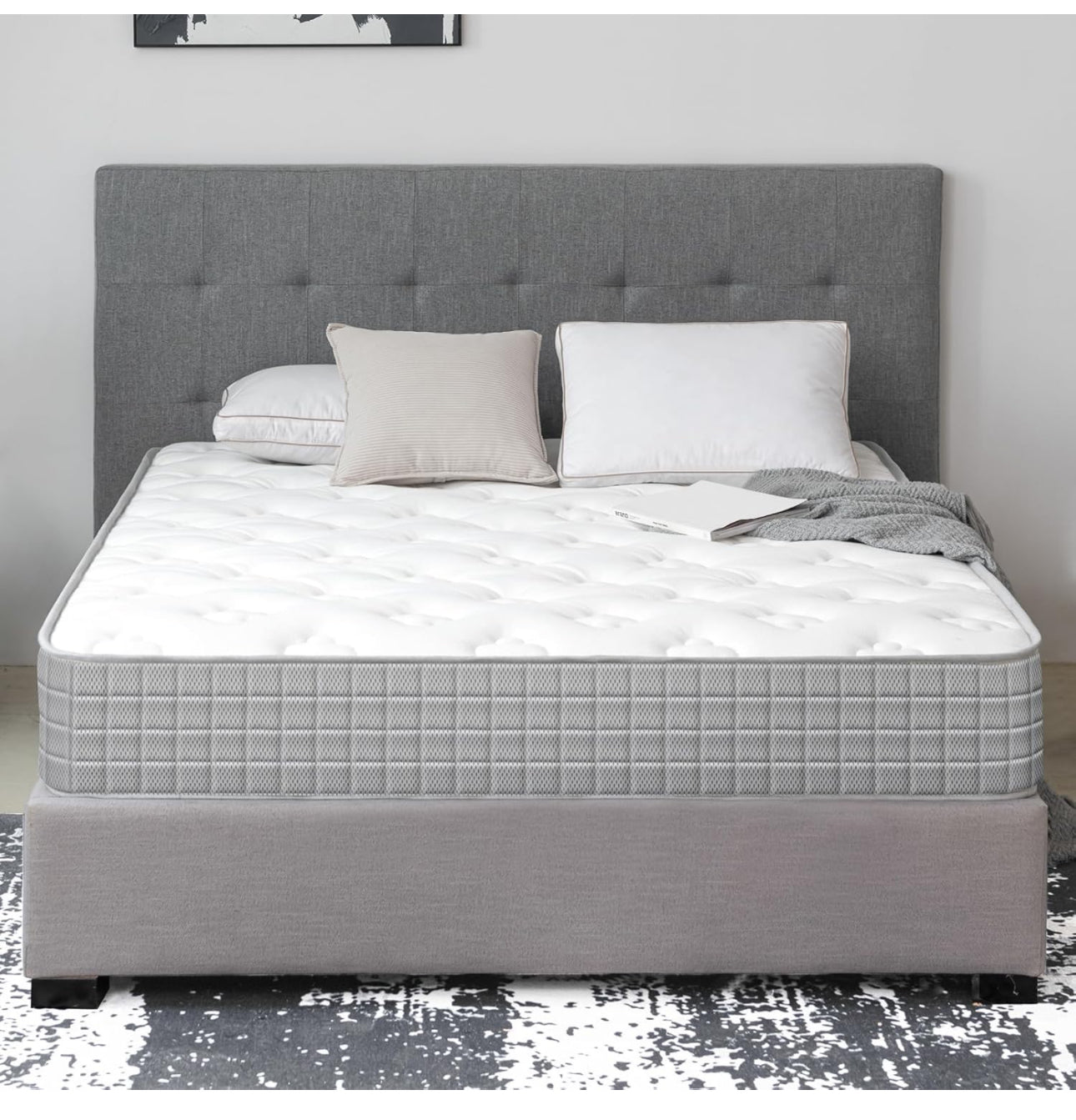 King Size Hybrid Spring and Memory Foam