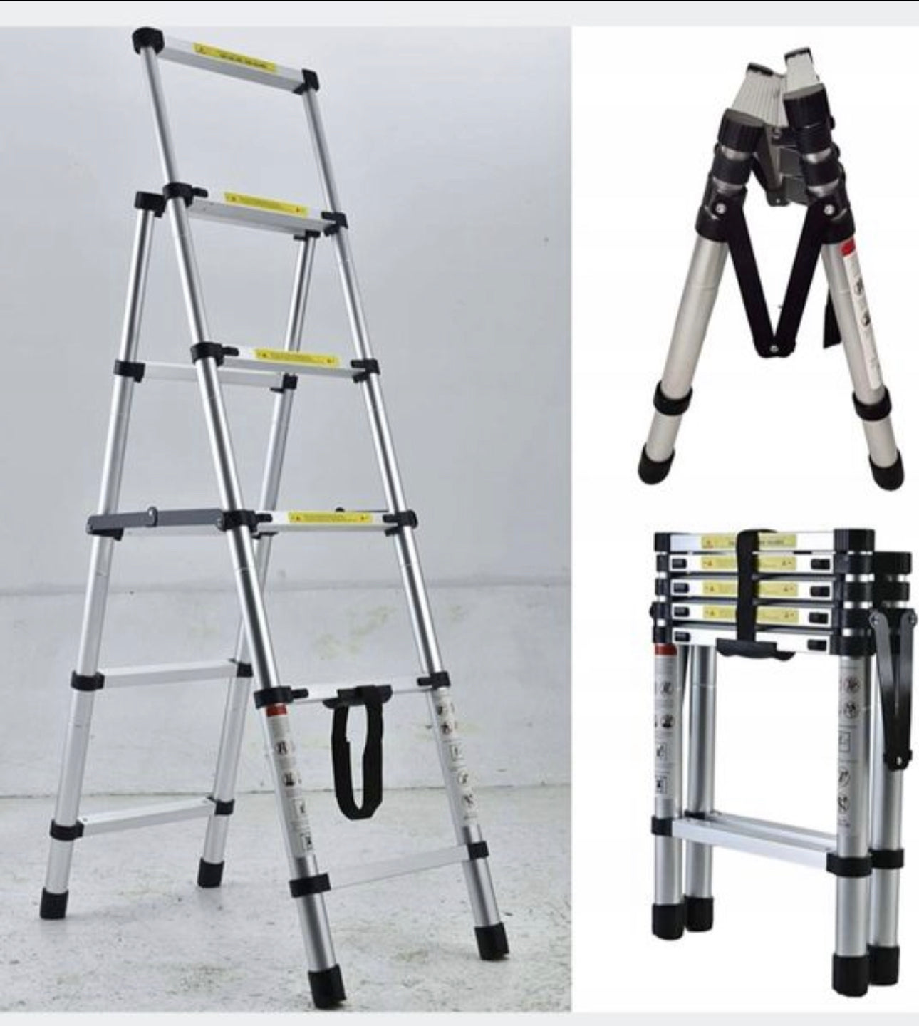 Ladder  1,7 m aluminum up to 150 kg