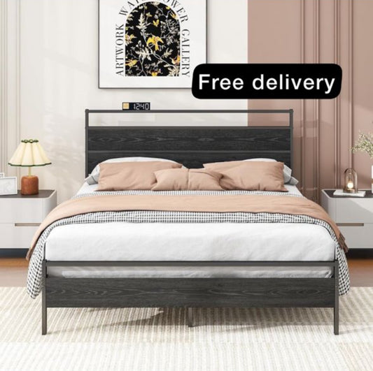 King Size Bed Frame with Storage