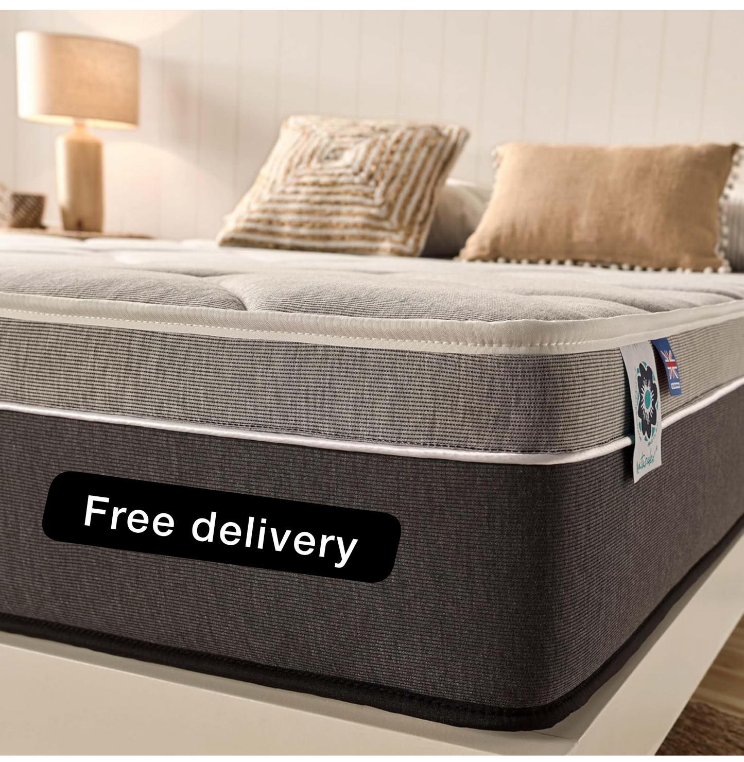 5ft King Size Mattress Extra Firm Memory Foam 11.8 Inch Deep