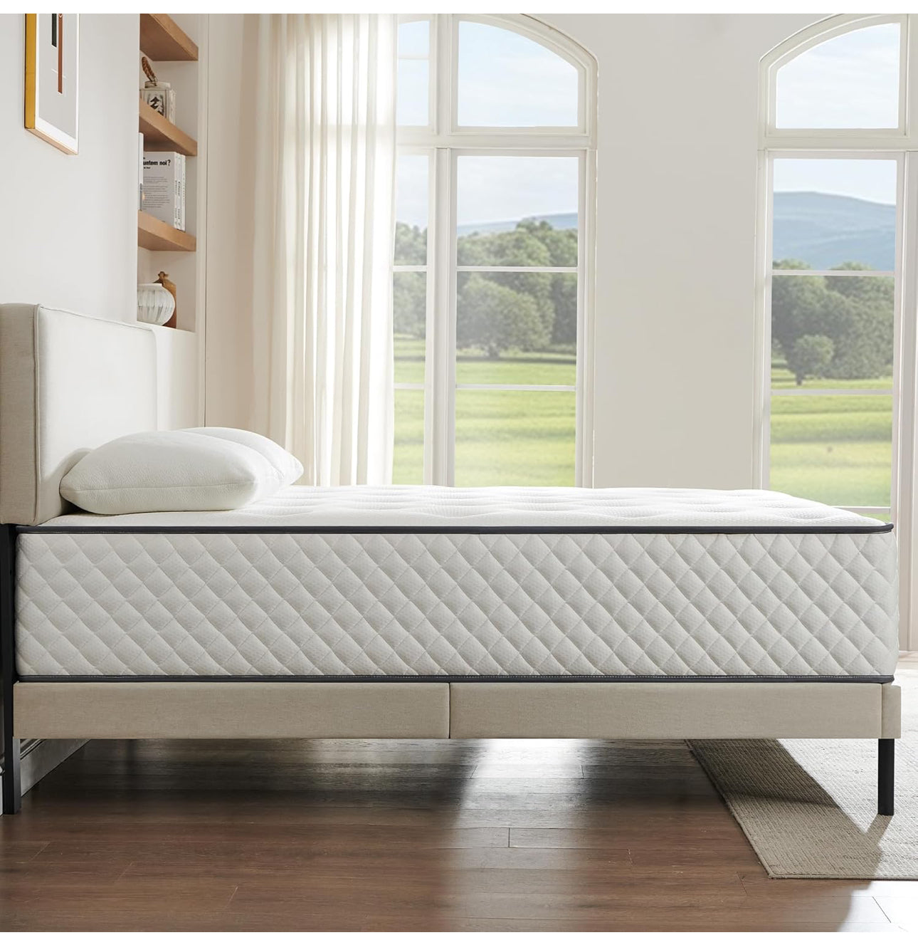 King Mattress | 7-Zone Hybrid Pocket Spring Medium-Firm Bed Mattress