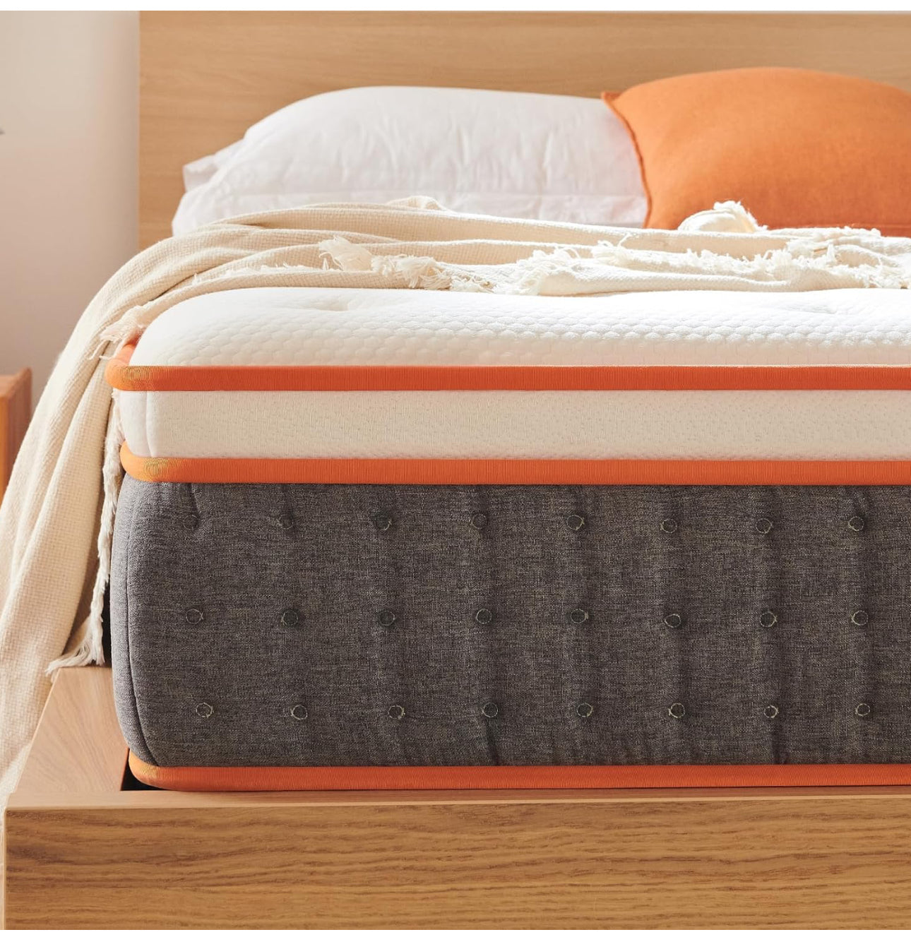 King Mattress, 8.7 Inch Hybrid Mattress King