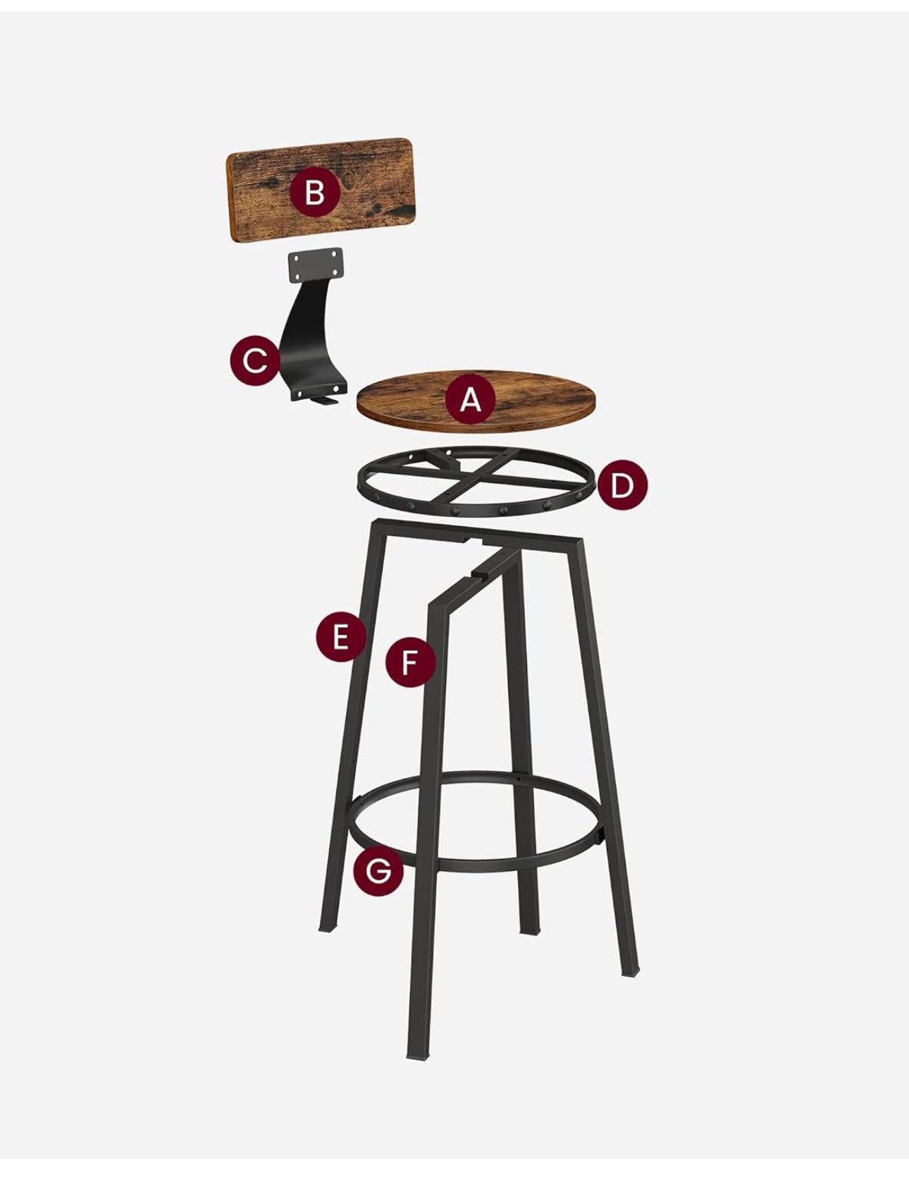 Bar Stools Set of 4
