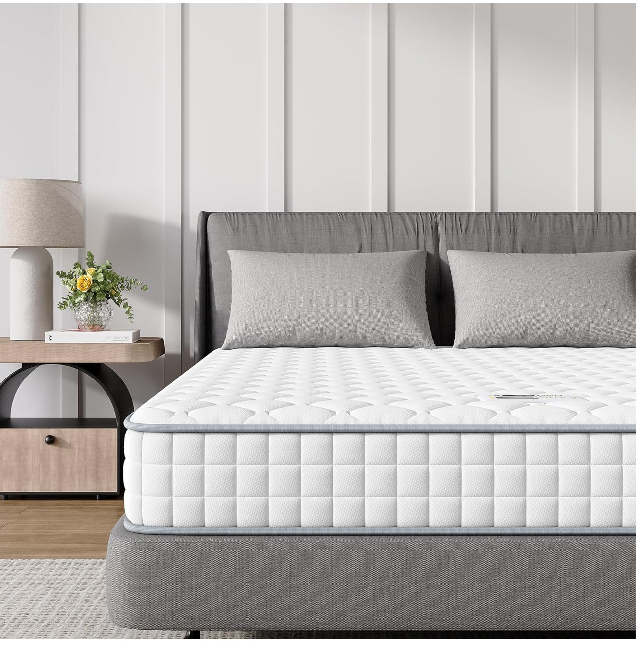 3FT Single Mattress, Sleeping Sprung Mattress Medi