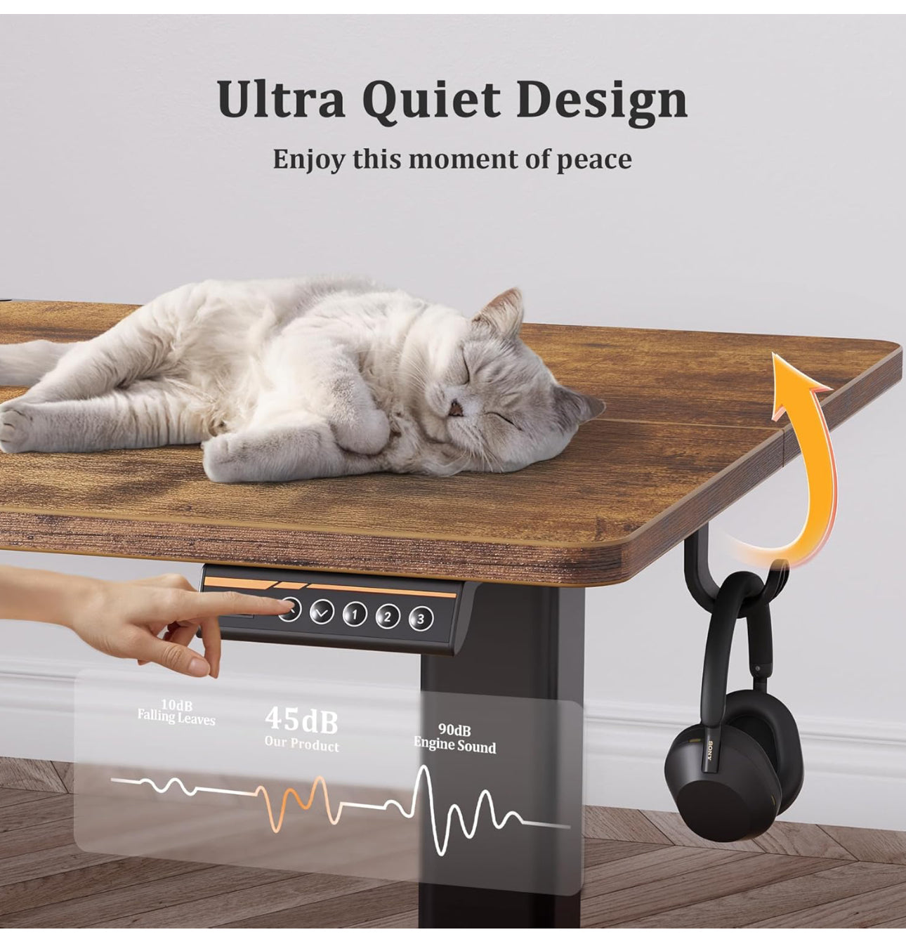 Electric Standing Desk, Adjustable Height Stand up Desk