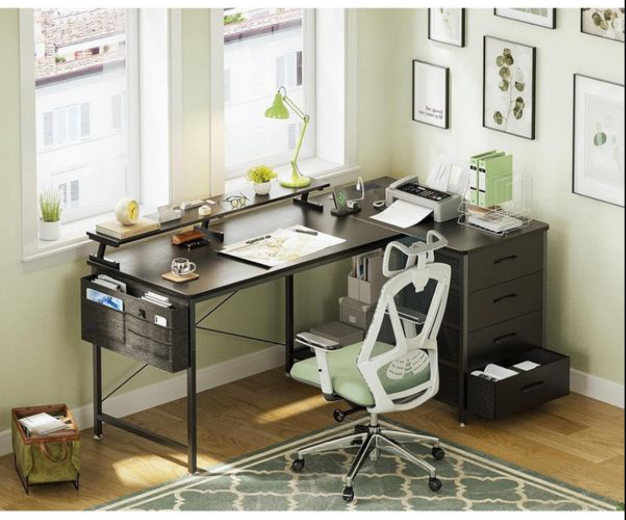 Corner Desk Black