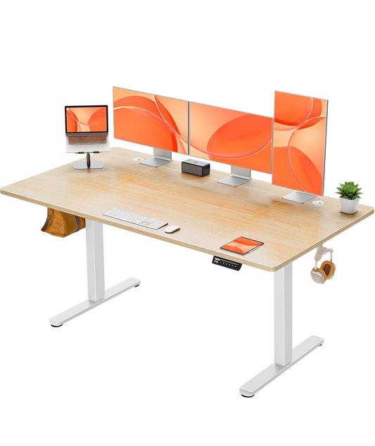 Electric Standing Desk Height Adjustable 160 x 80cm