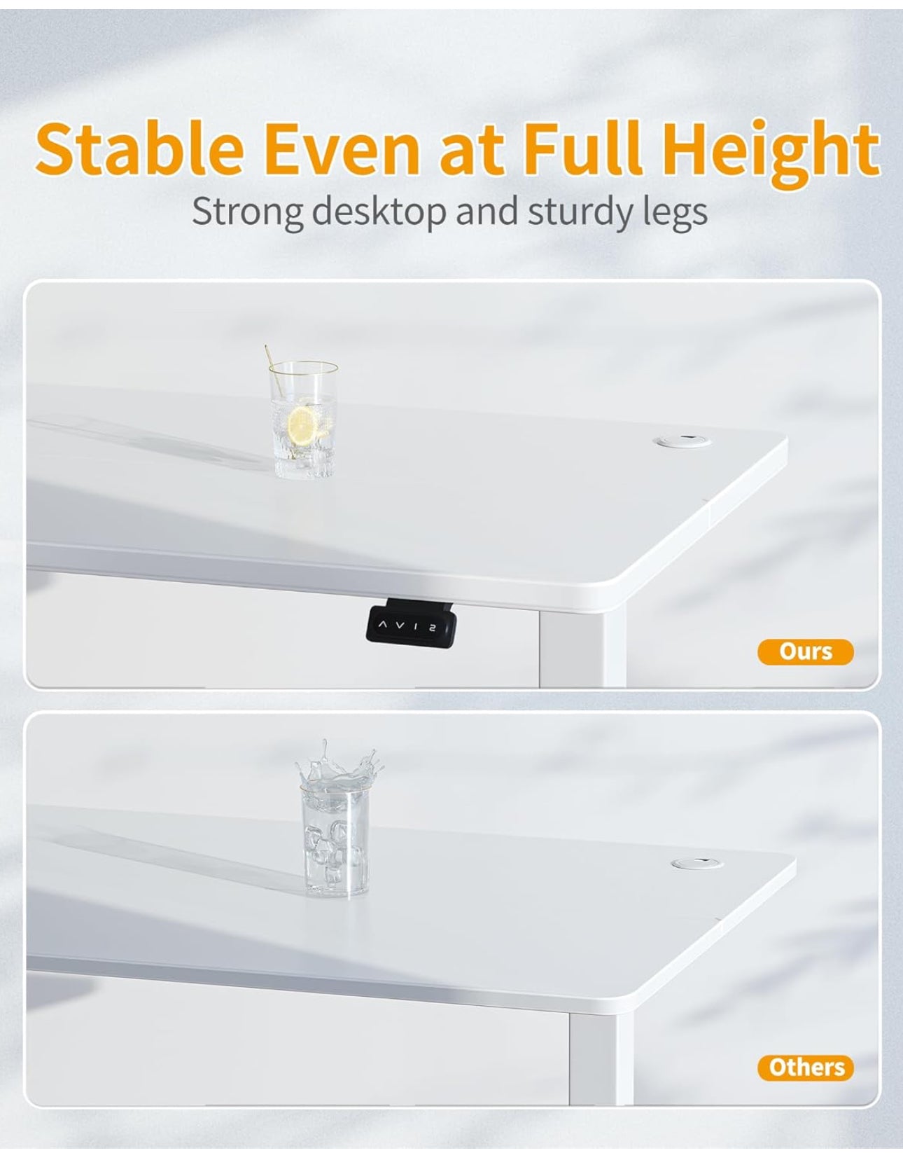 Electric Standing Desk, 100 x 60 cm